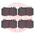 13046049902NSETMS Тормозные колодки передние (17.7mm) Mercedes W203 C-class, W163 M-class,W220 S-c MASTER SPORT підбір по vin на Brocar