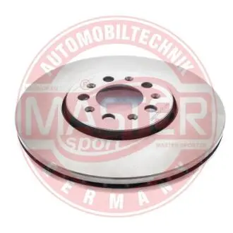 24012501131PCSMS Гальмівний диск передній вентильований Audi A3,Skoda Octavia,VW Golf IV (288x25) MASTER SPORT підбір по vin на Brocar