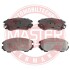 Гальмівні колодки передні (17.3mm) Hyundai Tucson 2.0CRDI 04-/Kia Sportage 04- 13046058732N-SET-MS