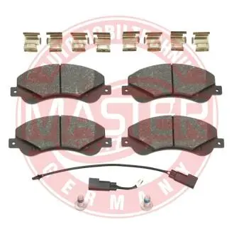 13046038332NSETMS Тормозные колодки передние (18.8mm) Ford Tranzit 2.2TDCi, 2.3 16V, 2.4 TDCi FWD MASTER SPORT підбір по vin на Brocar