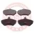 13046028222NSETMS Гальмівні колодки передні (19.4mm) Audi A4, VW Passat 1.6/1.8-20V/1.9TDI 97- MASTER SPORT підбір по vin на Brocar