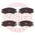 Гальмівні колодки передні (16.5mm) Mitsubishi Pajero 94-, L400 98-, L200 94- 13046058902N-SET-MS
