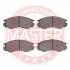 13046058902NSETMS Тормозные колодки передние (16.5mm) Mitsubishi Pajero 94-, L400 98-, L200 94- MASTER SPORT підбір по vin на Brocar