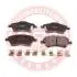 13046056022NSETMS Колодки тормозные передние TOYOTA AURIS 1.4-1.8 07-,COROLLA 1.4VVT-I 1.8 07- MASTER SPORT підбір по vin на Brocar