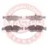Гальмівні колодки з датчиком зносу 17,5 мм Opel Kadett, Astra,Omega,Vectra 13046059252K-SET-MS