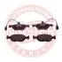 Гальмівні колодки передні (17.0mm) Fiat Brava/Bravo 1.8 16V, 1.9D/TD (ATE) 13046070672N-SET-MS