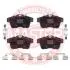 13046027612NSETMS Тормозные колодки задние Citroen C4, Peugeot 3008, 308 (1.6/2.0 HDI) 09- MASTER SPORT підбір по vin на Brocar