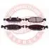 Колодки тормозные передние JEEP GRAND CHEROKEE 3.1TD, 4.0I, 4.7V8 04.99- 13046072062N-SET-MS