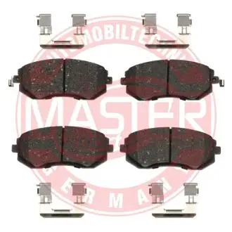 13046057872NSETMS Тормозные колодки передние Subaru Legacy 04-,Forester 02-,Impreza 2008- MASTER SPORT подбор по vin на Brocar