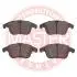 Гальмівні колодки передні (19.3mm) Ford Galaxy/Mondeo IV 2.0TDCi 03/07- 13046072282N-SET-MS