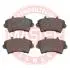 Тормозные колодки передние ( 17.80mm) Renault Master 99-,Opel Movano 98- 13046038002N-SET-MS