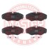 Гальмівні колодки передні (18.50mm) Opel Vivaro 01-,Renault Trafic 01- 13046028702N-SET-MS