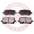 Гальмівні колодки передні Toyota Avensis Verso 2.0 16V, 2.0TDI 16V 01- 13046058462N-SET-MS