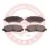 13046057602NSETMS Тормозные колодки передние (16.00mm) Mitsubishi Lancer 1.3/1.6/2.0 03- MASTER SPORT підбір по vin на Brocar