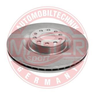 24013001151PCSMS Тормозной диск перед. Audi A3 1.6, 1.9TDI, 2.0FSI,2.0 TDI,03- VW MASTER SPORT підбір по vin на Brocar