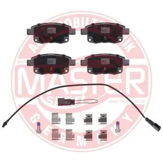 13046038352NSETMS Тормозные колодки задние (17.3mm) Ford Tranzit 2.2Tdci, 2.4 Tdci 06- MASTER SPORT подбор по vin на Brocar