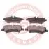 Гальмівні колодки задні (19.0mm) MB208D-314 Sprinter 906 CDI 06- 13046038322N-SET-MS