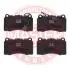 Колодки гальмівні передні ALFA ROMEO BRERA 2006 -, SPIDER 2006 - 13046049712N-SET-MS
