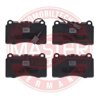 13046049712NSETMS Колодки гальмівні передні ALFA ROMEO BRERA 2006 -, SPIDER 2006 - MASTER SPORT підбір по vin на Brocar