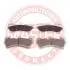 13046049932KSETMS Тормозные колодки передние (16.6mm) VW-Touareg 18&quot; 2.5-6.0 02- MASTER SPORT підбір по vin на Brocar