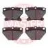 13046058122NSETMS Тормозные колодки задние (14.0mm) Toyota Yaris 99-,Corolla 01- MASTER SPORT підбір по vin на Brocar