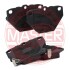 13046058122NSETMS Тормозные колодки задние (14.0mm) Toyota Yaris 99-,Corolla 01- MASTER SPORT підбір по vin на Brocar