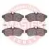 13046028812NSETMS Тормозные колодки передние (19.3mm) Citroen C2/ C3 1.4HDI 02- MASTER SPORT підбір по vin на Brocar