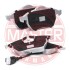 13046071222KSETMS Тормозные колодки передние (20.6mm) Audi A3,Seat Leon,Toledo MASTER SPORT підбір по vin на Brocar