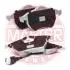 13046071222KSETMS Гальмівні колодки передні (20.6mm) Audi A3,Seat Leon,Toledo MASTER SPORT підбір по vin на Brocar