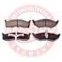 Гальмівні колодки передні (16.0mm) Chrysler Voyager II 95- 13046080032N-SET-MS