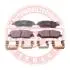 Гальмівні колодки передні (17.00mm) Hyundai Santa Fe  06- 13046057772N-SET-MS