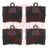 Тормозные колодки задние (15.8mm) Mercedes W124/202 93-01 13046040602N-SET-MS