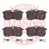 13046028352NSETMS Тормозные колодки задние (14.5mm) Ford Focus 98- (Lucas) MASTER SPORT підбір по vin на Brocar