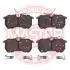 13046028352NSETMS Тормозные колодки задние (14.5mm) Ford Focus 98- (Lucas) MASTER SPORT підбір по vin на Brocar