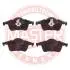 Гальмівні колодки задні (17.0mm) Volvo S60, S80, V70 13046071352N-SET-MS