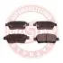 Гальмівні колодки передні (16.5mm) Toyota Yaris 99- 13046058112N-SET-MS