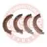 Колодки ручного гальма BMW X5 3.0i 00-/ Volvo S70 2 03013702602-SET-MS