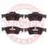 Тормозные колодки задние (17.9mm) Mercedes W164 05- 13046072192N-SET-MS