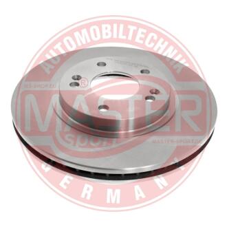 24012601271PCSMS Тормозной диск передн. Hyundai Santa Fe I 01-06 4x4 MASTER SPORT підбір по vin на Brocar