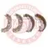 Барабанні гальмівні колодки Fiat Marea/Siena 00- 03013703522-SET-MS