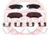 Гальмівні колодки передні Honda Accord 03- 13046058602N-SET-MS