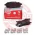 13046072642NSETMS Тормозные колодки задние Opel Astra J 10- MASTER SPORT підбір по vin на Brocar