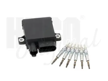 132303 Реле свечей накала BMW 3 (E46/E90)/5 (E60/E61)/7 (E65/E66) 2.5d/3.0d 99-10 (M57) (+свечи) (HÜCO) HITACHI подбор по vin на Brocar