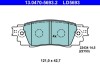 13047056932 KLOCKI HAM. TOYOTA T. C-HR/CAMRY 1,2-2,5 16- CERAMIC ATE підбір по vin на Brocar