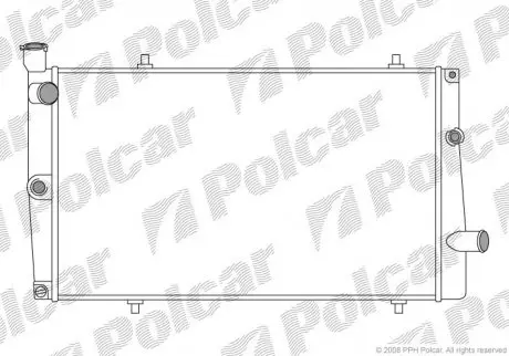 5737086 Радіатори охолодження /POL-5737086/ POLCAR підбір по vin на Brocar