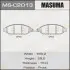 MSC2013 Колодки гальмівні передні MASUMA підбір по vin на Brocar