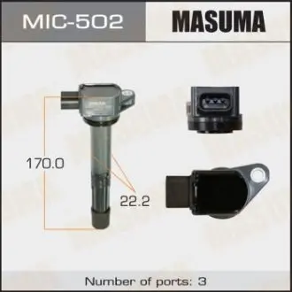 MIC502 Котушка запалювання MASUMA підбір по vin на Brocar