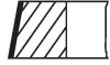 03084N0 А_Комплект поршневих кілець Mahle VW/AUDI/SKODA Octavia,Golf,Jetta,Passat,Polo,Touran 1,4-1,6 04-10 MAHLE / KNECHT підбір по vin на Brocar