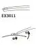 EX3011 Щетка стеклоочистителя каркасная задняя 300mm (12\&#039;\&#039;) ExactFit Rear (EX3011) TRICO Trico підбір по vin на Brocar
