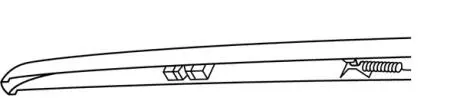 EX355 Щітка склоочисника каркасна задня 350mm (14'') ExactFit Rear (EX355) TRICO Trico підбір по vin на Brocar